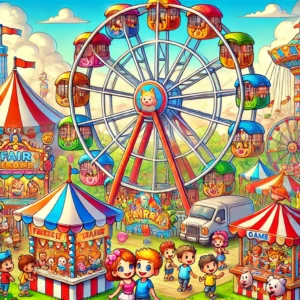 6.Sınıf 5.Ünite At the Fair Konulu Ünite Görseli