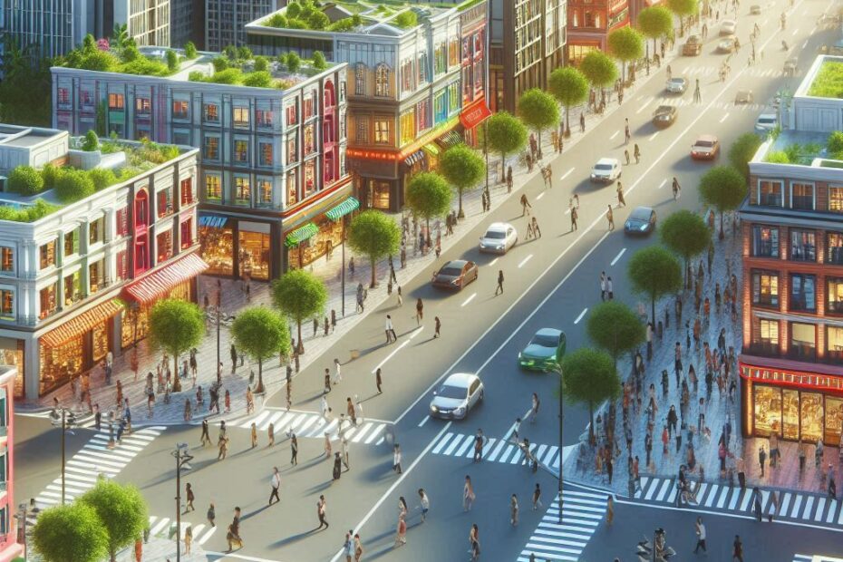 6.Sınıf 3.Ünite Downtown Konulu Ünite Görseli