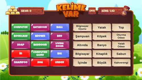 Kelimevar oyununa ait bir görsel