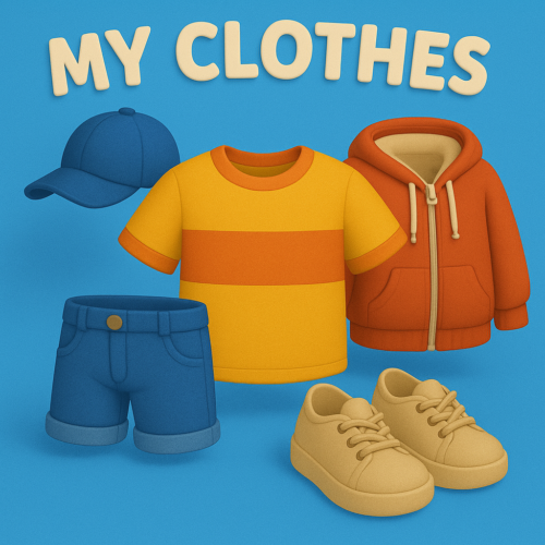 4.Sınıf 8.Ünite My Clothes Konulu Ünite Görseli