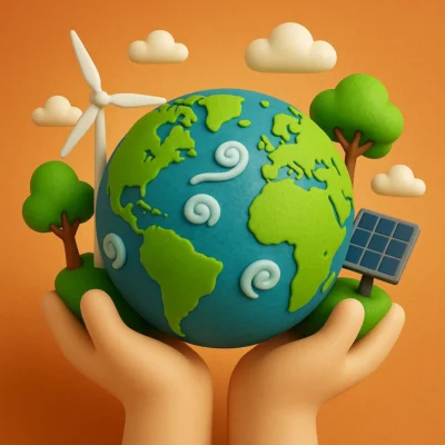 6.Sınıf 9.Ünite Saving the Planet Ünite Görseli